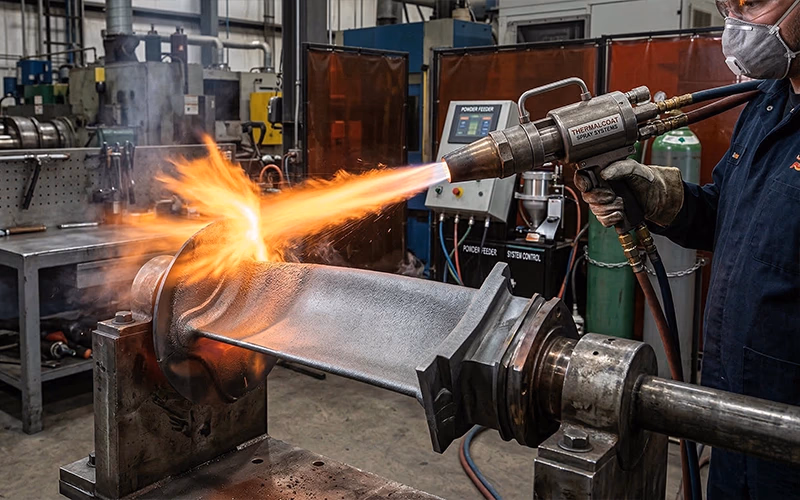 Alev Püskürtme — Cormet Metalurji ürün görseli